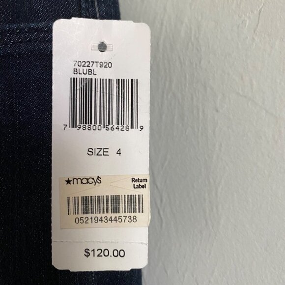 NYDJ Not Your Daughter's Jeans Faux Leather Accent Back Pockets Size 4 NWT NEW - Picture 8 of 13